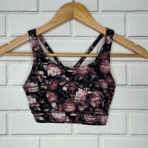 Lululemon Floral Energy Bra size 4 - Picture 1 of 5
